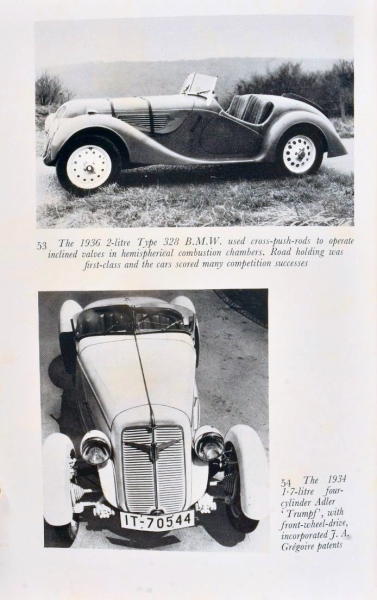 Scott-Moncrieff "The Thoroughbred Motor Car" Automobile-History 1963 (2739)